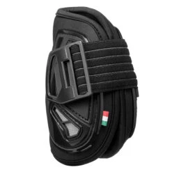 Acavallo Opera Hind Boot - Gel Lined With Elasticated Stud Fastening -Equestrian Gear Shop black4 46061.1587735365.1280.1280