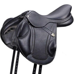 Bates Advanta Saddle With HART -Equestrian Gear Shop black front 59519.1589998230.1280.1280