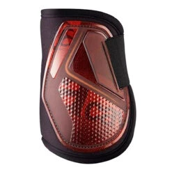 Acavallo Opera Hind Boot - Gel Lined With Elasticated Stud Fastening -Equestrian Gear Shop brown3 34527.1587735366.1280.1280