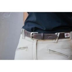 Penelope Pearl Belt -Equestrian Gear Shop ceinture pearl havane rose