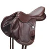 Bates Advanta Saddle With HART -Equestrian Gear Shop classic brown front 51080.1589998231.1280.1280