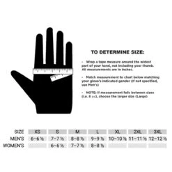 RSL By USG Good Luck Gloves -Equestrian Gear Shop glovesizemeasurechart 89b1bc26 809f 45d4 bddc ab3c9d57655a