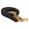 Perri's Leather Lead With Brass Plated Chain 2 Perri's Leather Lead With Brass Plated Chain -Equestrian Gear Shop havana 07589.1588015126.1280.1280