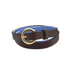 Perri's Padded Leather Belt -Equestrian Gear Shop havana blue 22842.1588165776.1280.1280