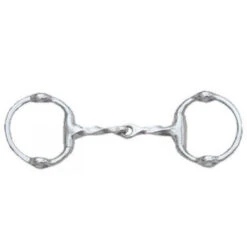 Centaur Stainless Steel Cheltenham Twisted Mouth Eggbutt Gag Bit