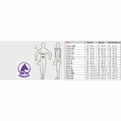 USG Flexi Motion Adult Body Protector Vest -Equestrian Gear Shop usgflexisizechart